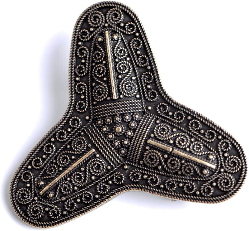 LANGHONG Norse Viking Brooch For Men Turtle Brooch Talisman Jewelry, Gift For Men - Image 1